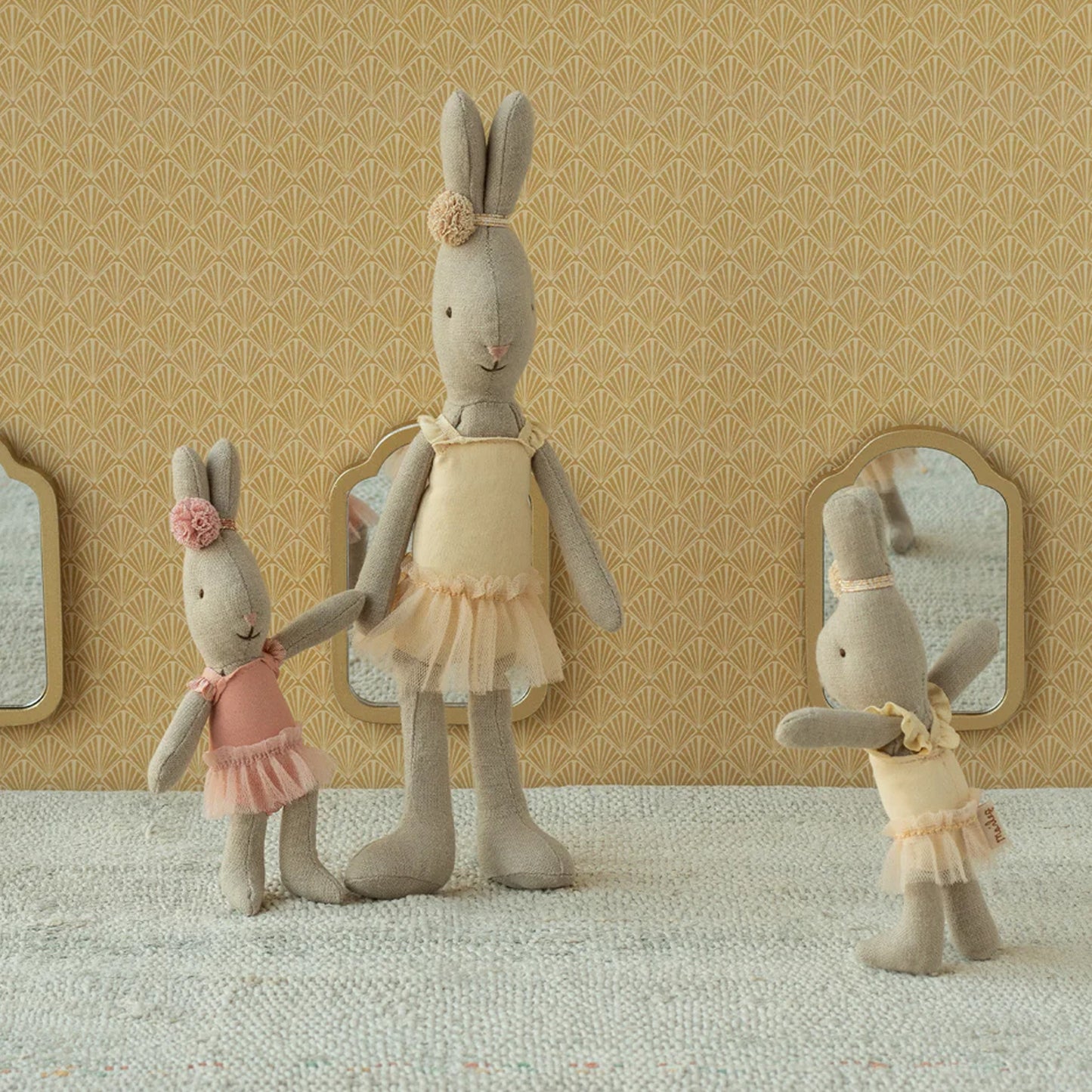 Maileg Micro Rabbit - Ballet Suit and Skirt Rose