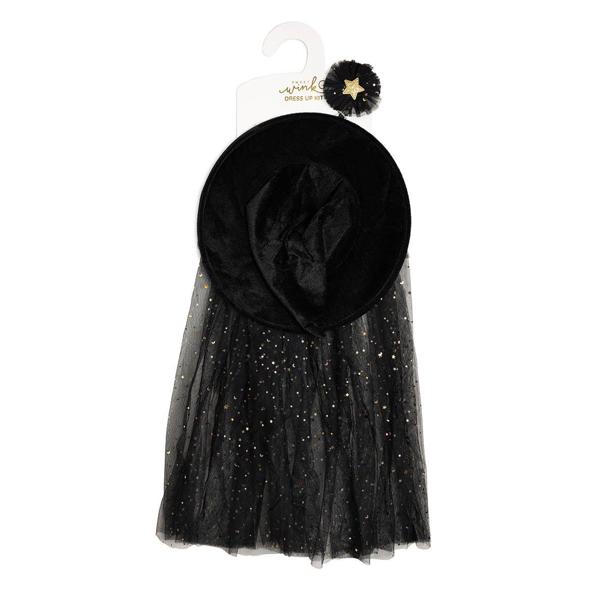 Sweet Wink - Black Witch Dress Up Costume Kit
