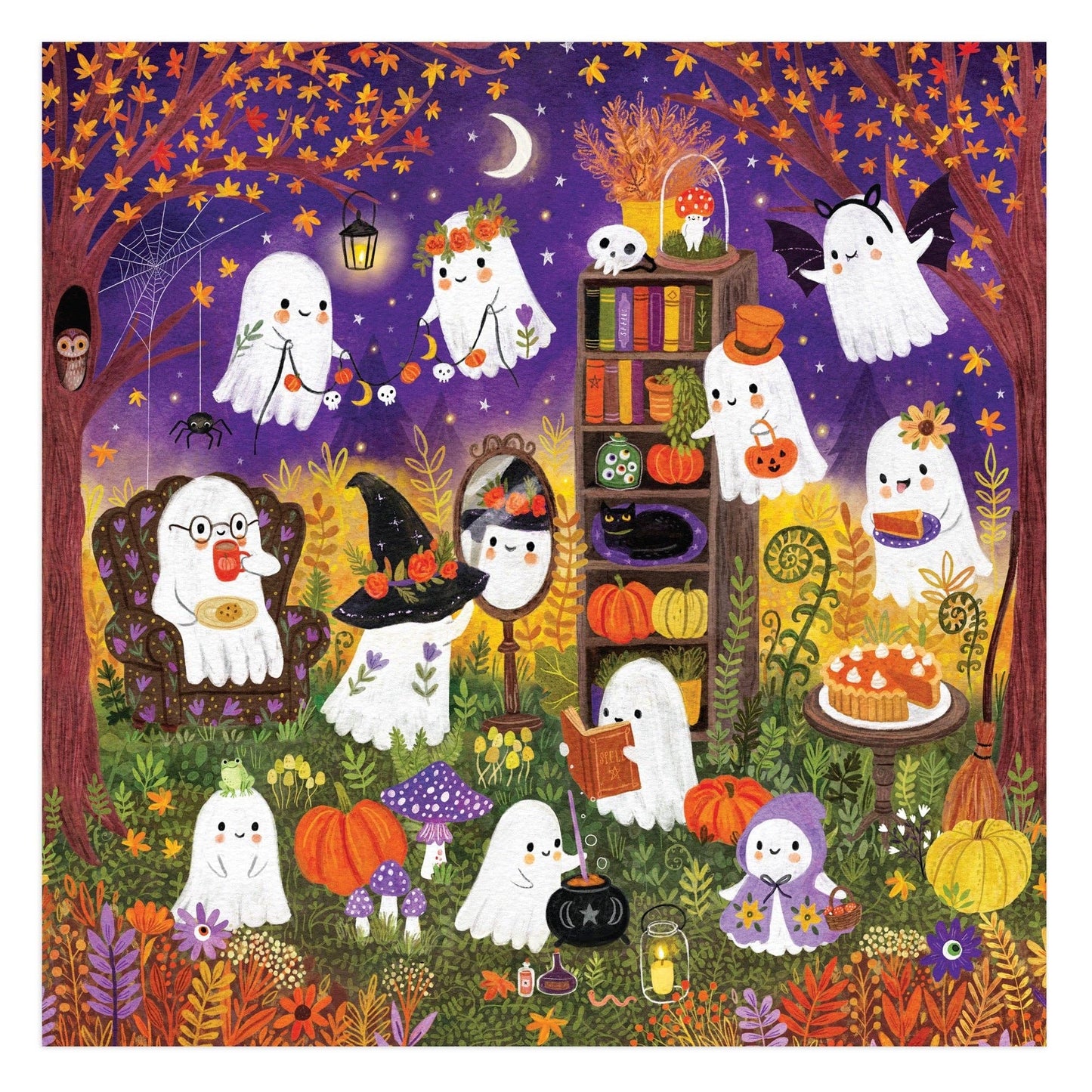 Chronicle Books - Ghostly Gathering 500 Piece Family Puzzle