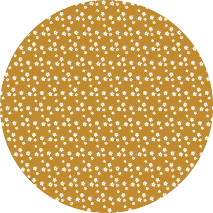 Golden Blooms Luxury Ribbed Bamboo Blanket