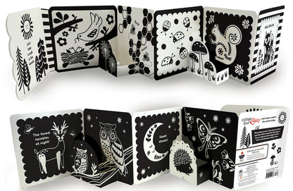 Cottage Door Press - Look, Look, Baby! Forest High Contrast Black & White Book