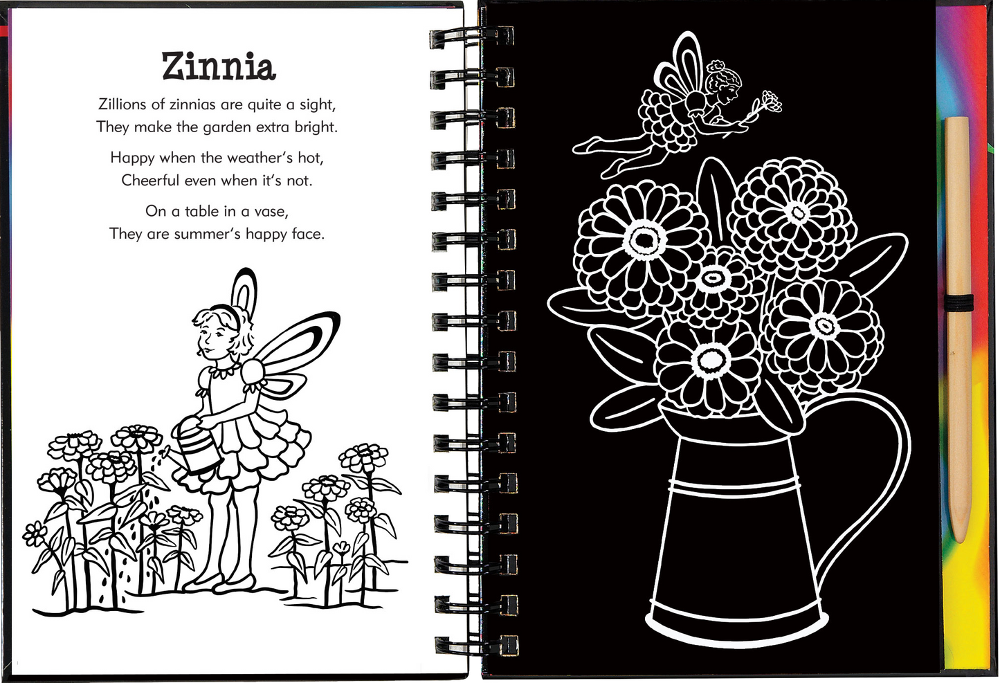 Peter Pauper Press - Garden Fairies Scratch and Sketch