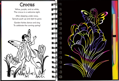 Peter Pauper Press - Garden Fairies Scratch and Sketch