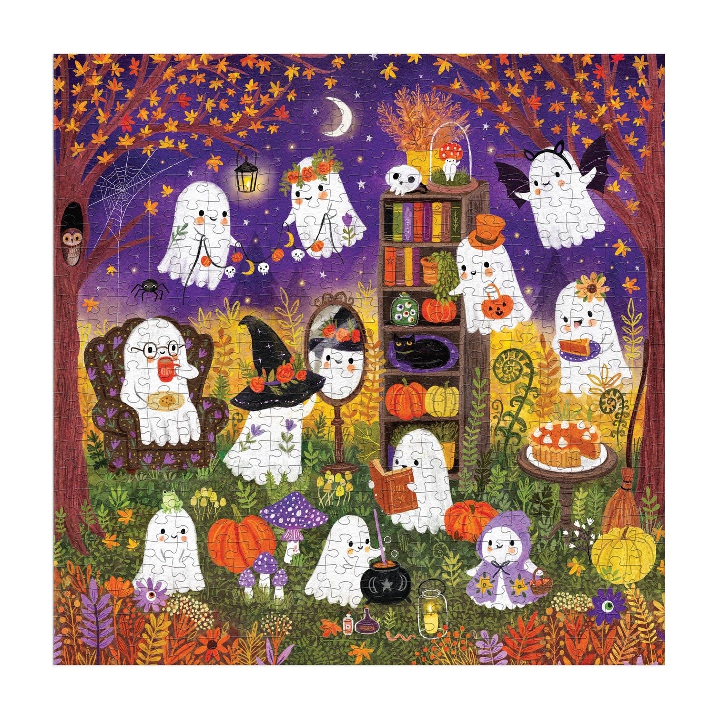 Chronicle Books - Ghostly Gathering 500 Piece Family Puzzle
