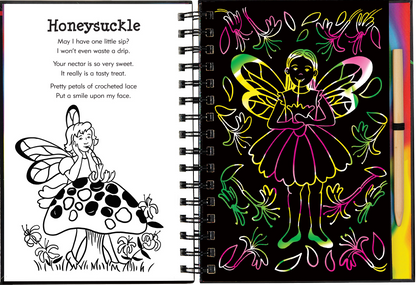 Peter Pauper Press - Garden Fairies Scratch and Sketch