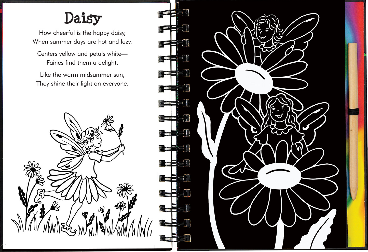 Peter Pauper Press - Garden Fairies Scratch and Sketch