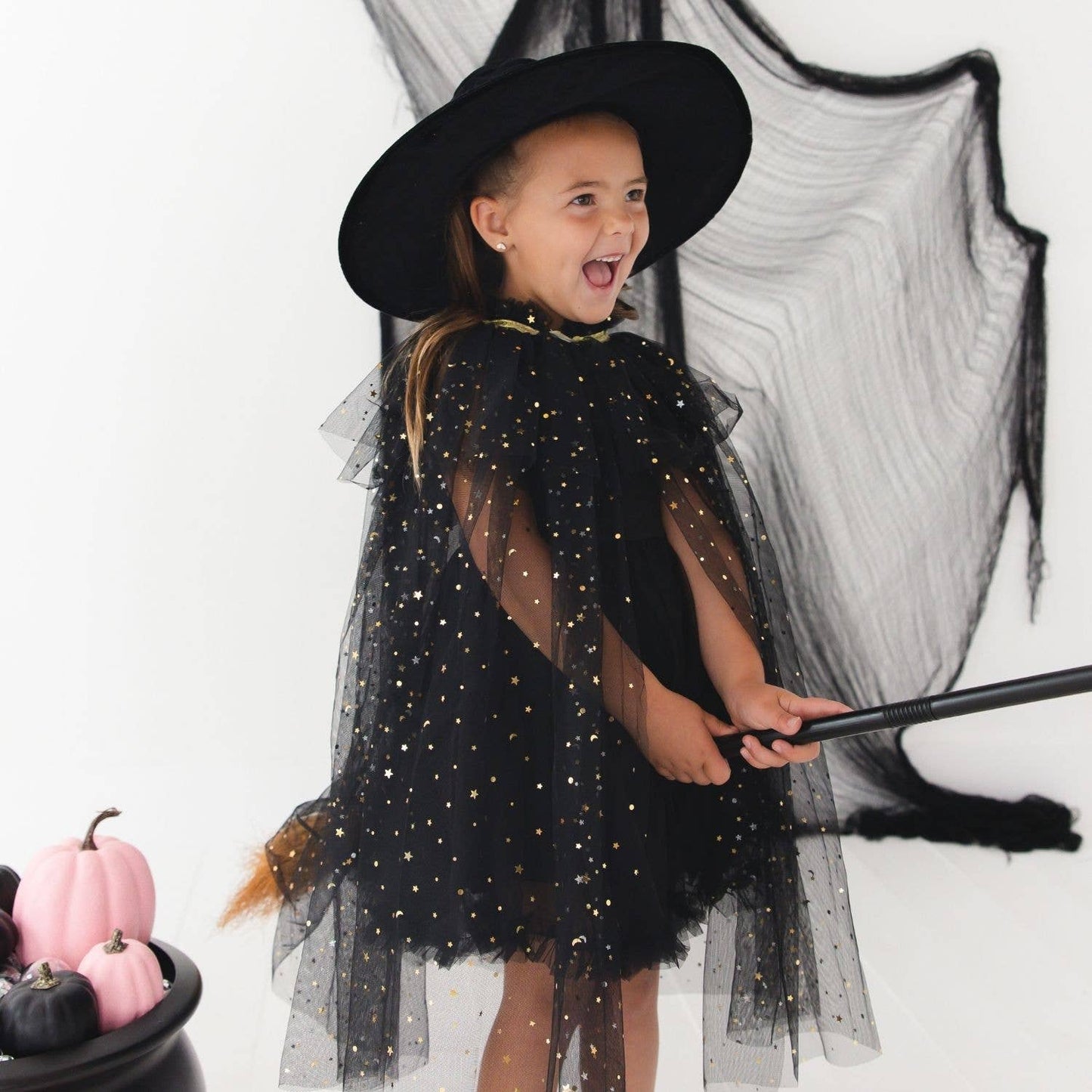 Sweet Wink - Black Witch Dress Up Costume Kit
