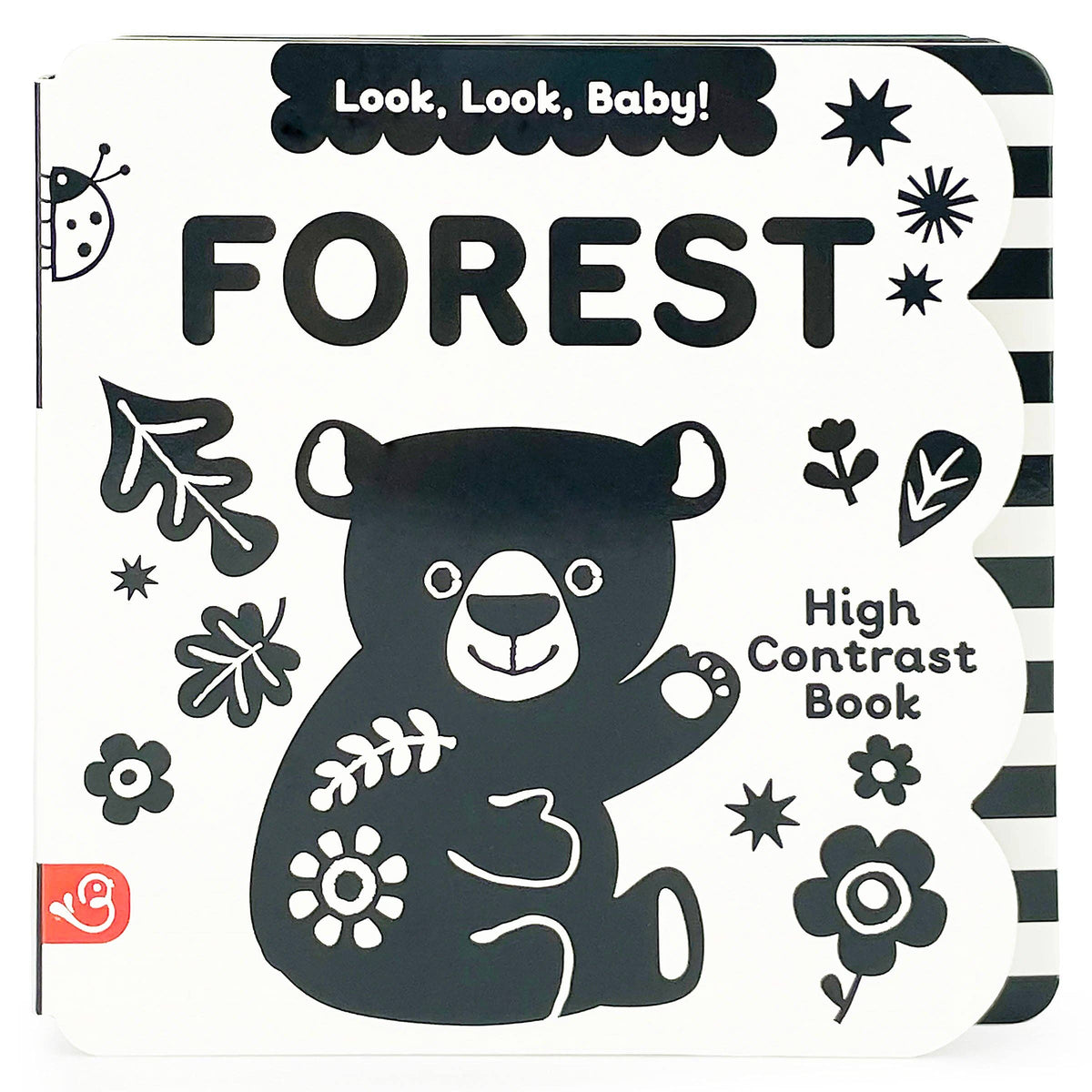 Cottage Door Press - Look, Look, Baby! Forest High Contrast Black & White Book