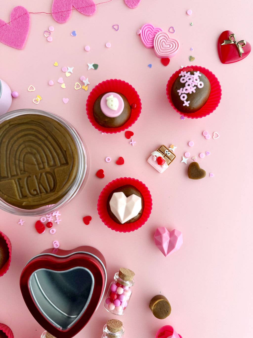 KidDoughs by EGKD - Valentine's Box of Chocolates KidDough Play Kit