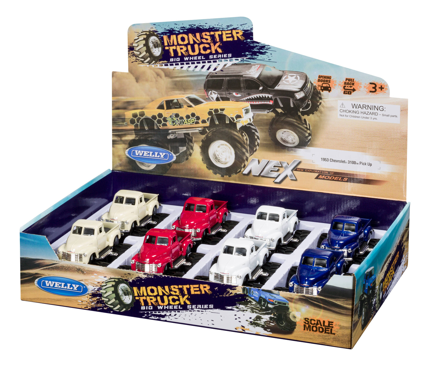 Toysmith - Toysmith Die-Cast Monster Truck 1953 Chevy 3100 Pickup