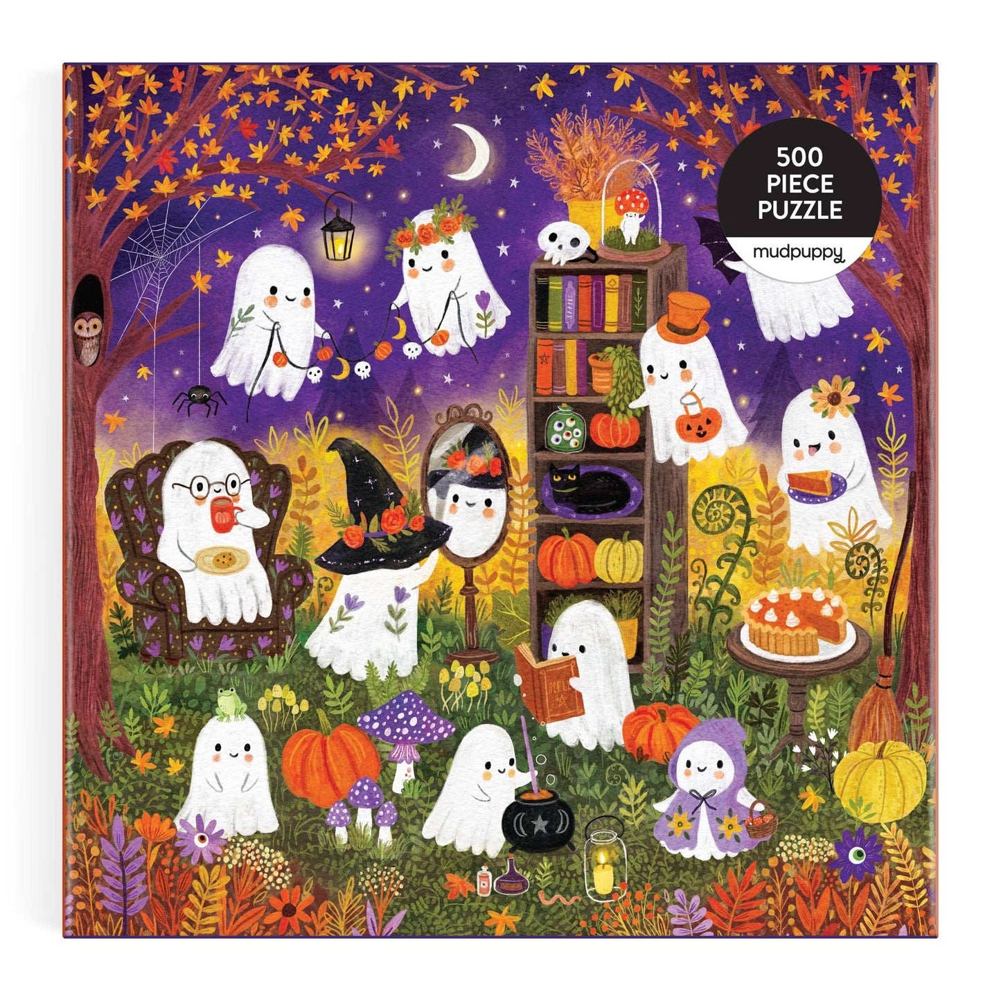 Chronicle Books - Ghostly Gathering 500 Piece Family Puzzle