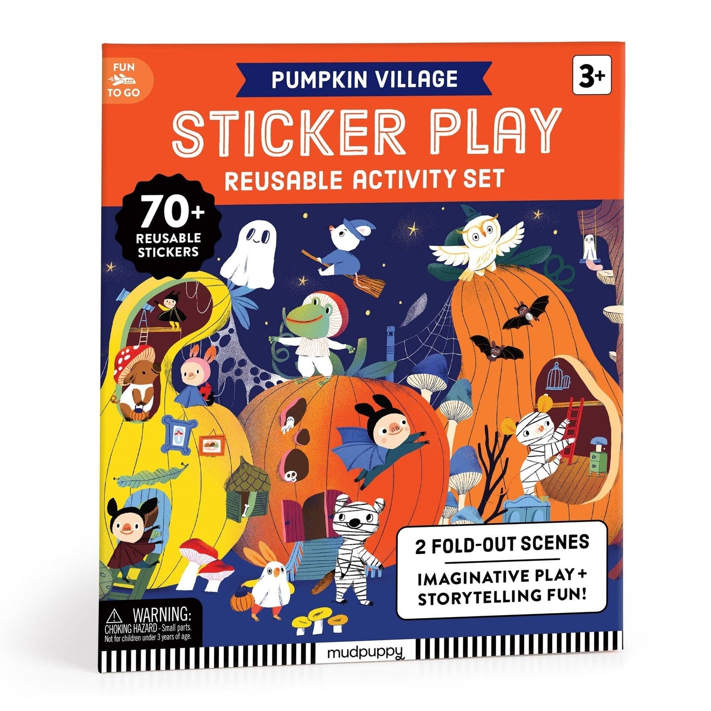 Chronicle Books - Pumpkin Village Sticker Play Reusable Activity Set