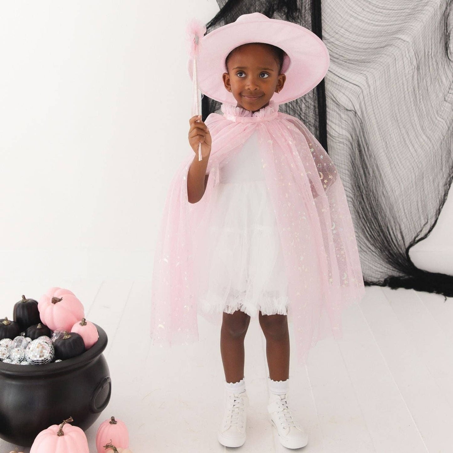 Sweet Wink - Pink Witch Dress Up Costume Kit