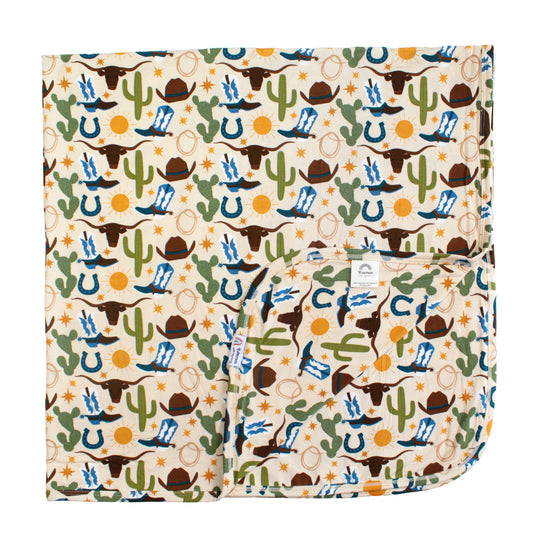 Howdy Luxury Bamboo Blanket