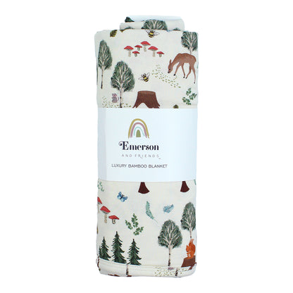 In the Woods Luxury Bamboo Blanket
