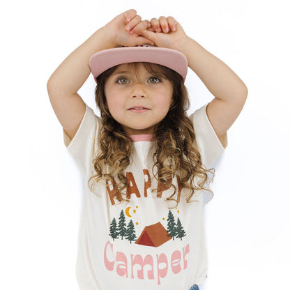 Happy Camper Cotton Toddler Short Sleeve Shirt