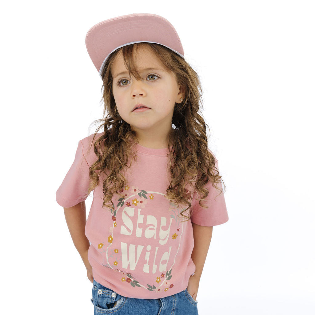 Stay Wild Cotton Toddler Short Sleeve Shirt