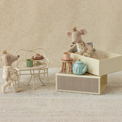 Maileg - Royal Twin Mice, Little Sister and Brother in Matchbox