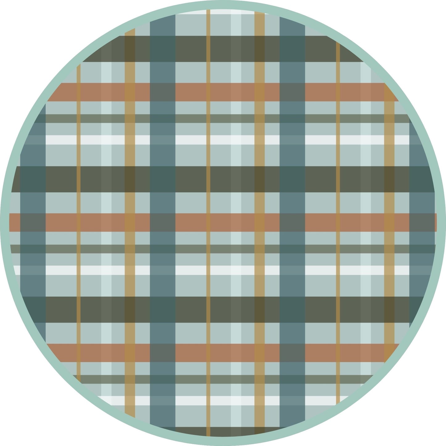 Fall Plaid Two-Piece Bamboo Long Sleeve Pajama Kids Pants Set