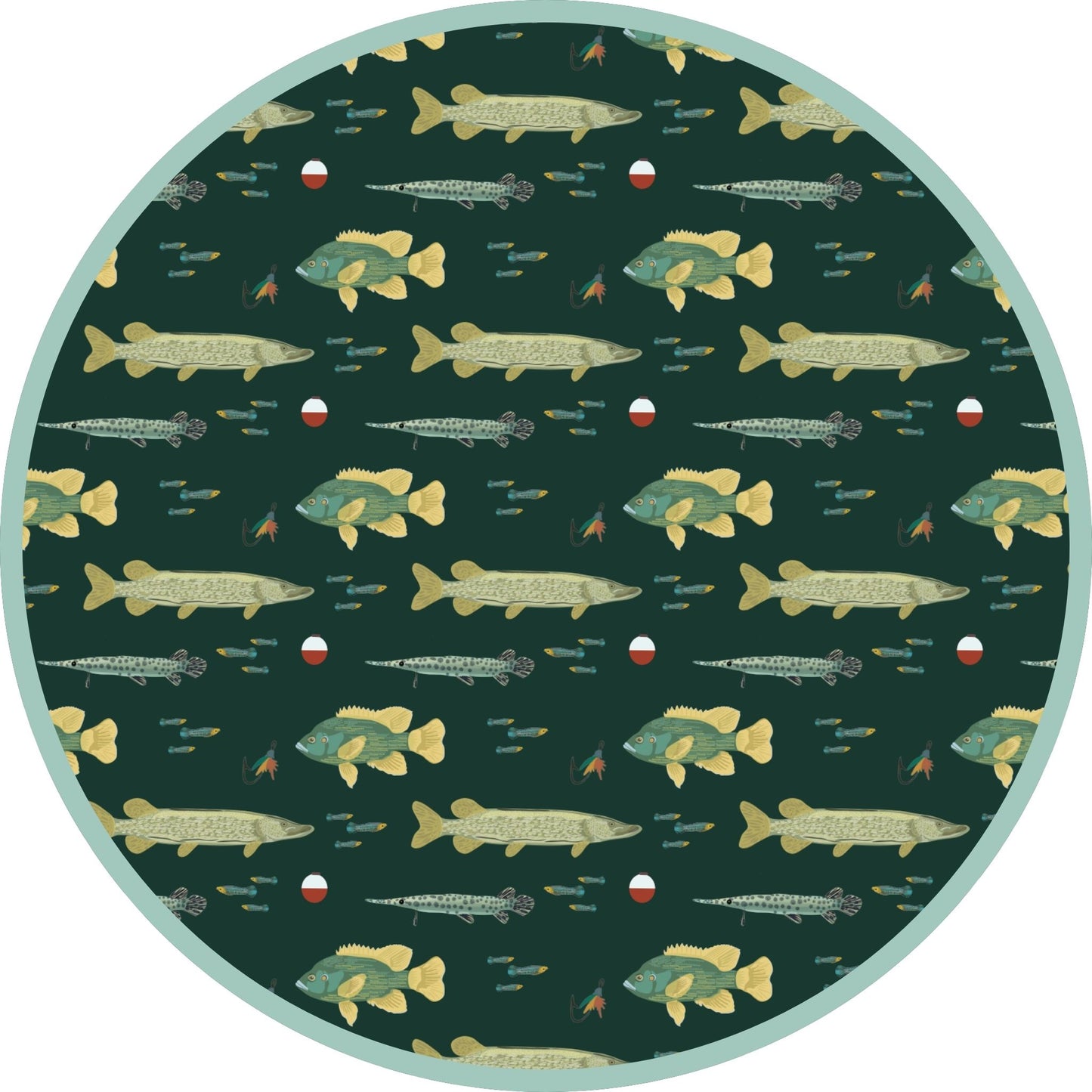 Gone Fishing Bamboo Convertible Footie Romper