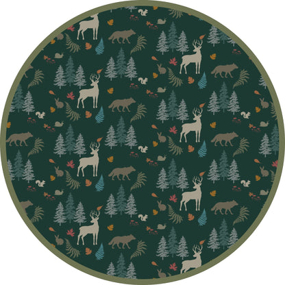 Midnight Forest Two-Piece Bamboo Long Sleeve Pajama Kids Pants Set