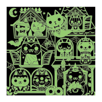 Chronicle Books - Haunted House Cats 300 Piece Glow in the Dark Puzzle