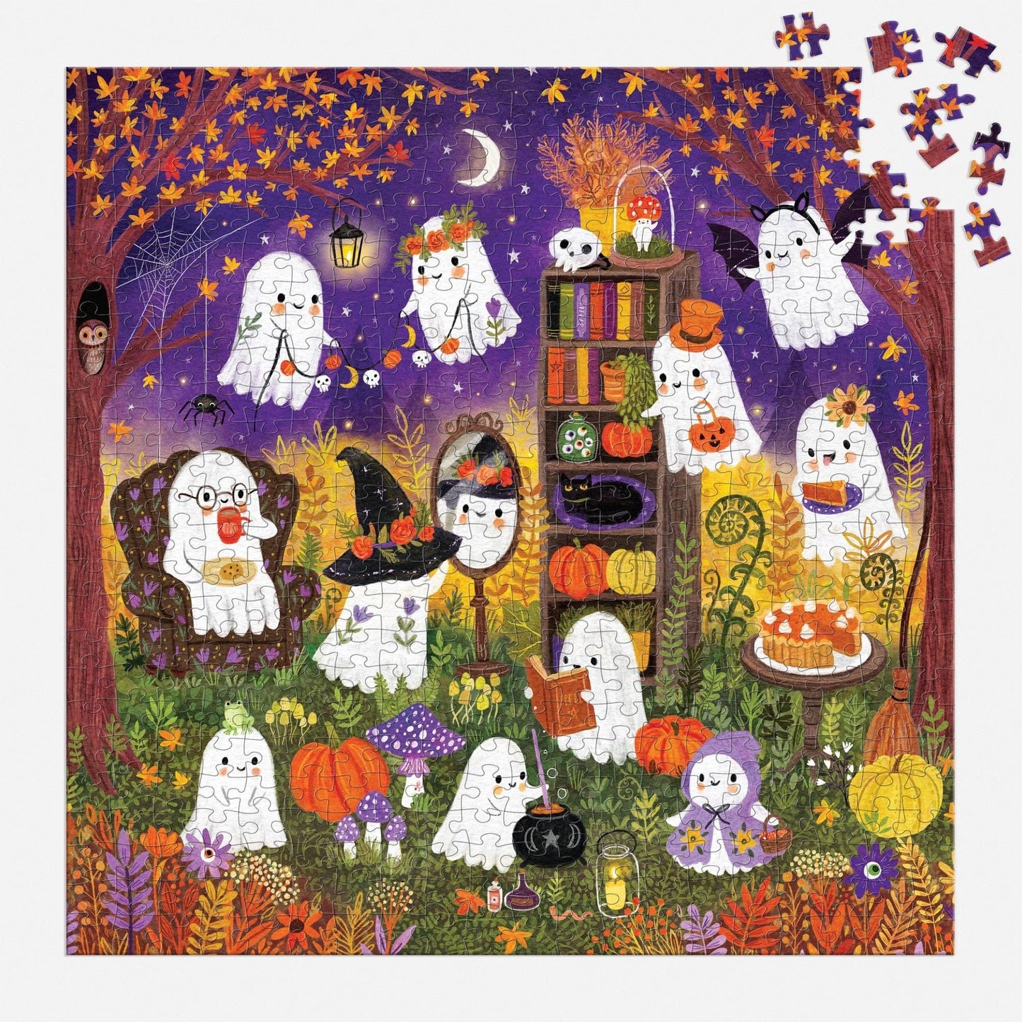 Chronicle Books - Ghostly Gathering 500 Piece Family Puzzle