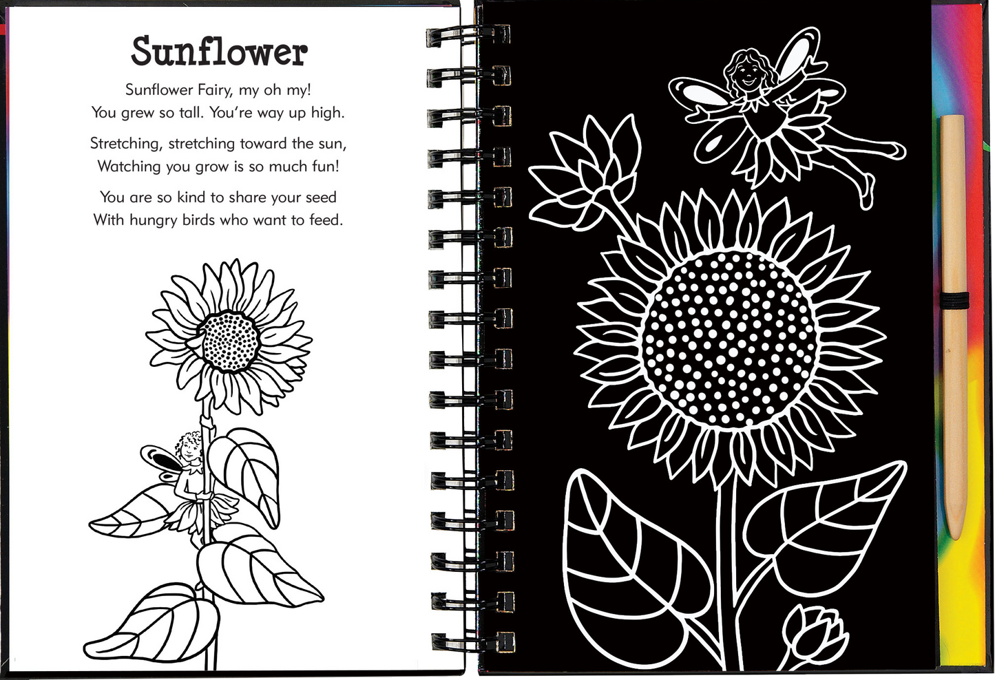 Peter Pauper Press - Garden Fairies Scratch and Sketch