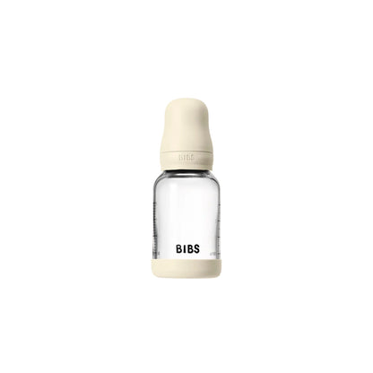 BIBS - Baby Glass Bottle Set 4oz Latex - Ivory