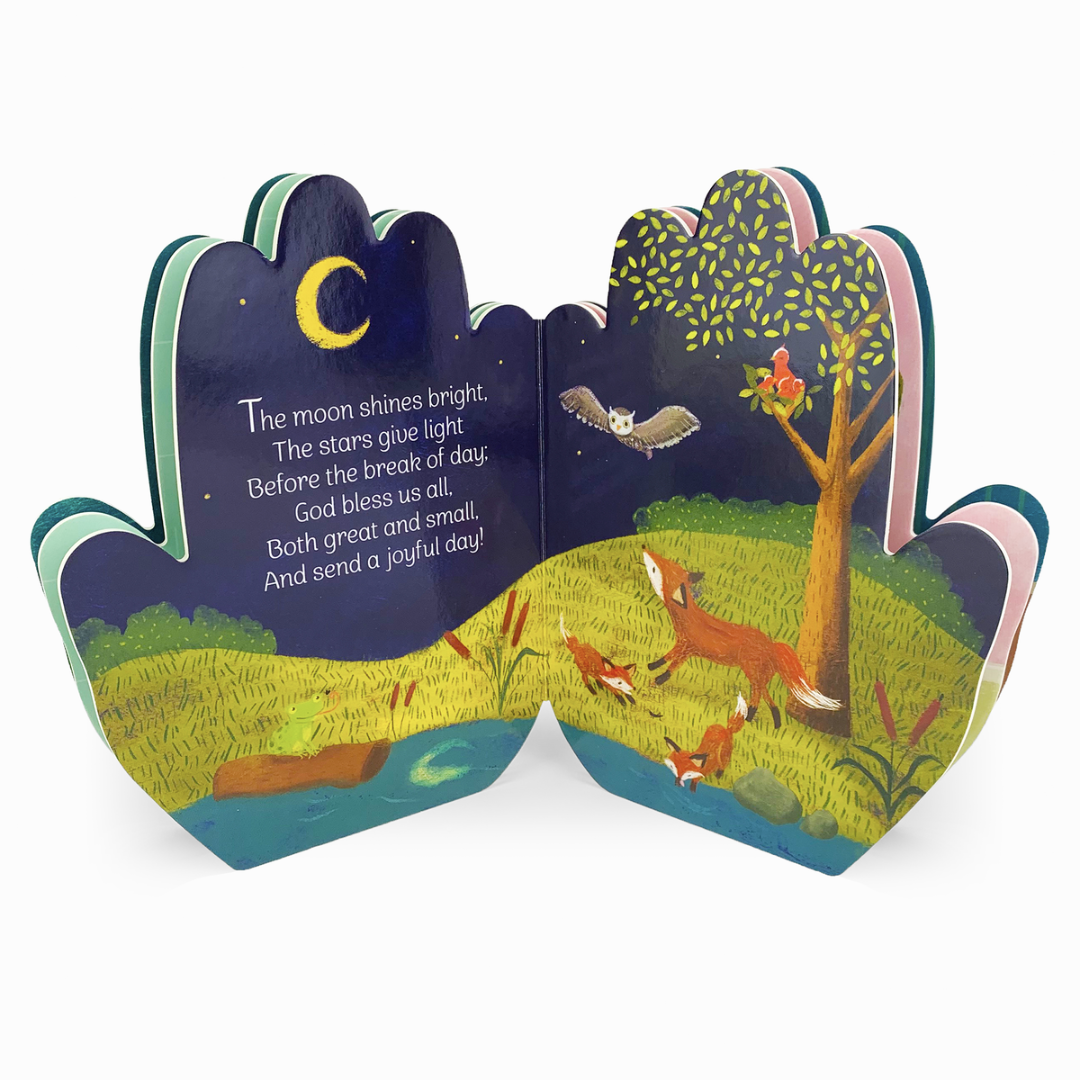 Cottage Door Press - Bedtime Prayers Shaped Praying Hands Religious Board Book
