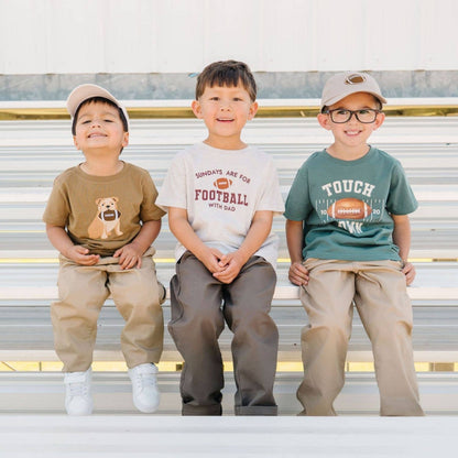 Sweet Wink - Sundays Are For Football Short Sleeve T-Shirt -Boys Clothing
