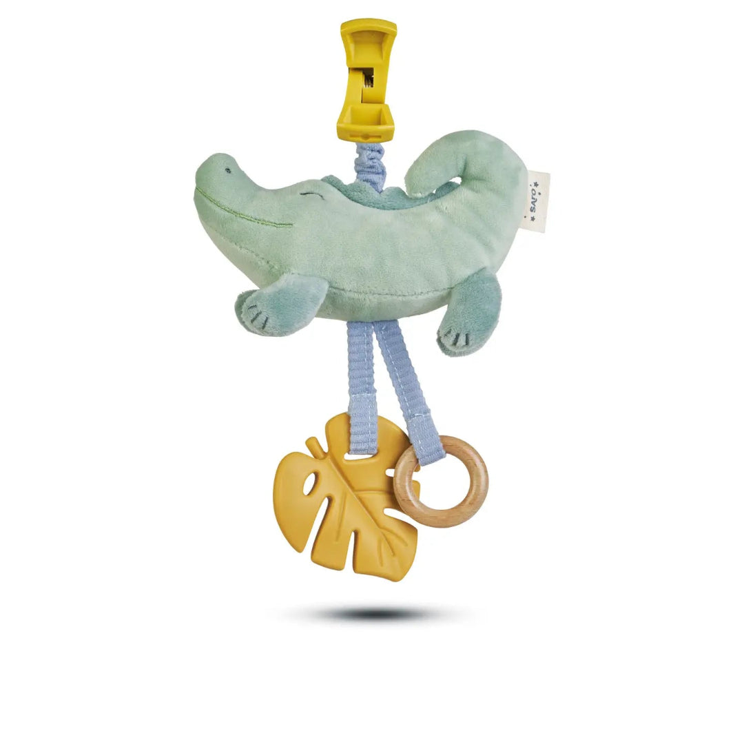 crocodile baby rattle