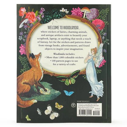 Cottage Door Press - Sticker Emporium: Woodlandia Scrapbooking Sticker Book