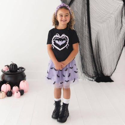 Sweet Wink - Bat Halloween Gemstone Headband - Kids Hair Accessories