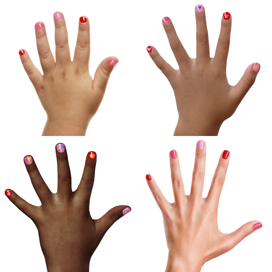 Piggy Paint - All the Heart Eyes Polish Set Non-Toxic Kids Nail Polish