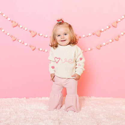 Sweet Wink - Pink Sparkle Hearts Valentine's Day Clip - Hair Accessories