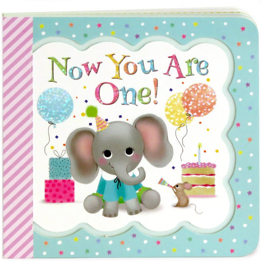 elephant celebrating one year old birthday