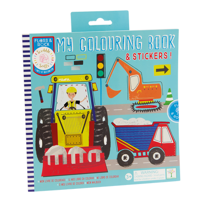 Floss and Rock - Scribble Sniffs Construction My Colouring Book