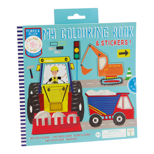 Floss and Rock - Scribble Sniffs Construction My Colouring Book