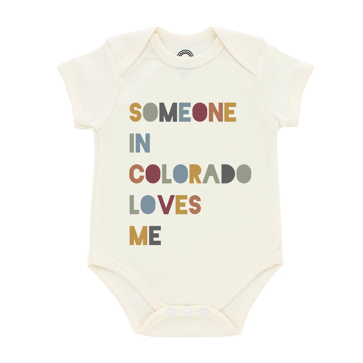 Someone in Colorado Loves Me Short Sleeve Baby Bodysuit