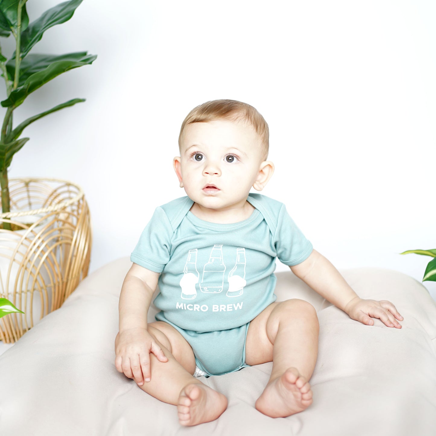 Micro Brew Cotton Baby Cotton Bodysuit