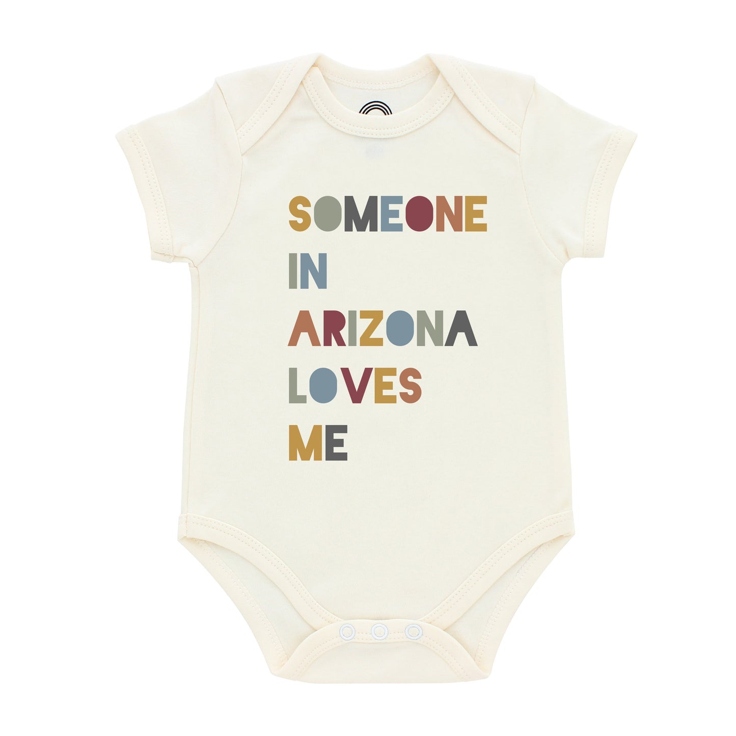 Someone in Arizona Loves Me Short Sleeve Baby Bodysuit